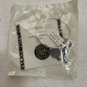 Alex and Ani Silver Charm Bracelet